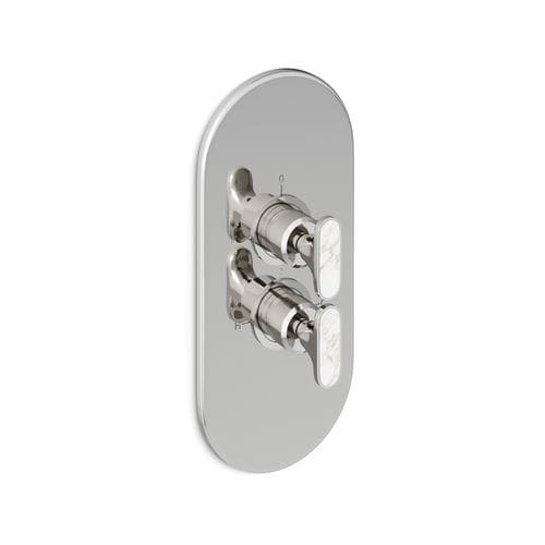 Shower mixer tap - TWY949ACLO3WE - Devon&Devon - wall-mounted / thermostatic / brass