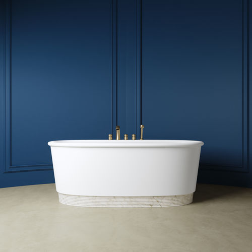 Oval bathtub - HOLIDAY - Devon&Devon - free-standing / for homes / composite