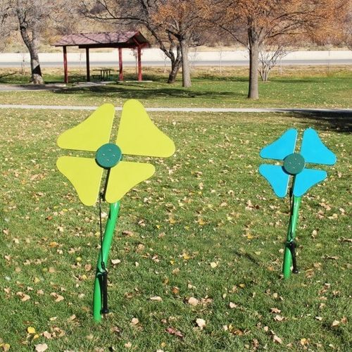 Musical play structure - FLOWERS - progressive design playgrounds - for playground / for public building / nursery