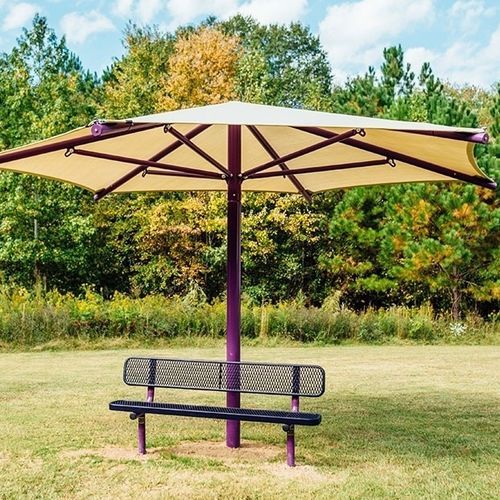 Hexagonal parasol - UMBRELLA - progressive design playgrounds - mast ...