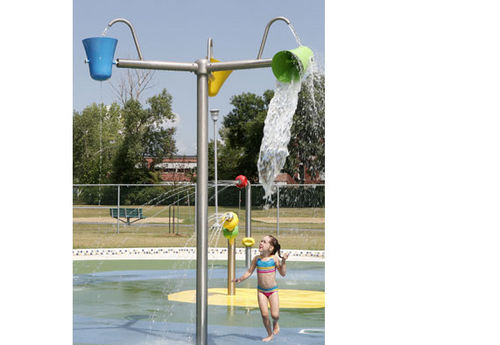 Polymer shower - VOR 0103   - Vortex Aquatic Structures International - for water park / child's