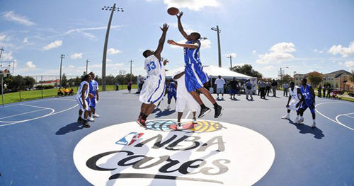 Outdoor sports flooring - Basketball  - No Fault - polyurethane-coated / commercial