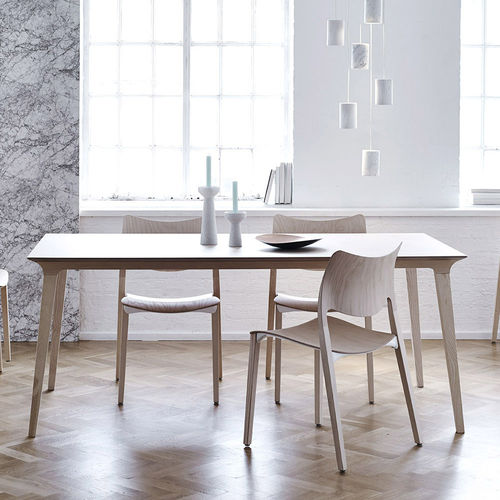 Contemporary dining table - LAU - STUA - ash / ash base / rectangular