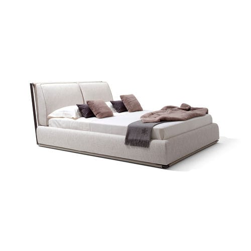 Double bed - ADAM - GIORGETTI - contemporary / upholstered / with headboard