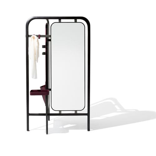 Free-standing mirror - AMIRAL - GIORGETTI - contemporary / rectangular / ash