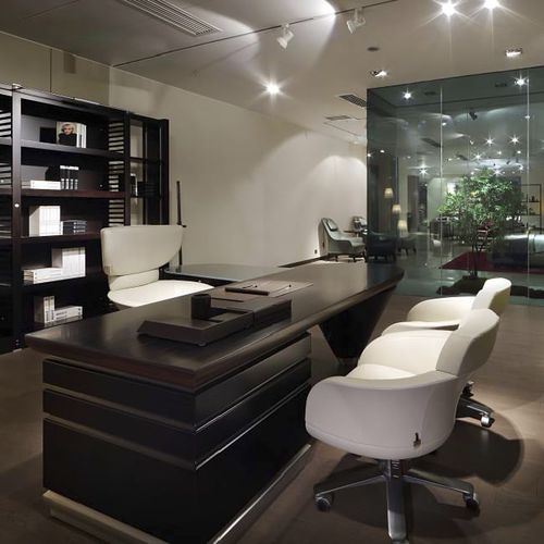 Executive desk - SCRIPTOR - GIORGETTI - free-standing / contemporary / maple