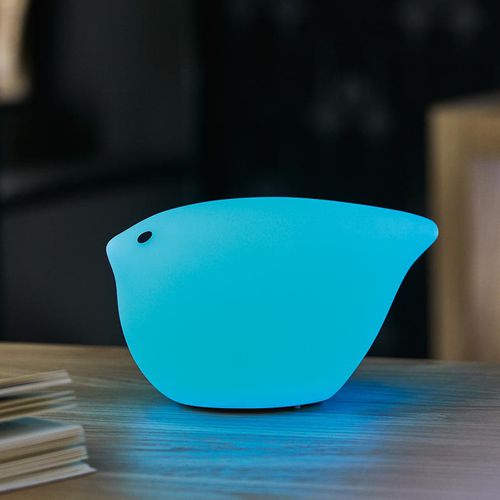 Table lamp - BIRDY - hülsta - plastic / original design / rechargeable