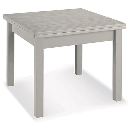 Contemporary table - BOER - CUCINE LUBE - solid wood / wood veneer / square