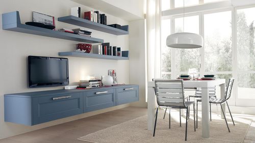 Wall-mounted shelf - GEORGIA - CUCINE LUBE - traditional / wooden / kitchen