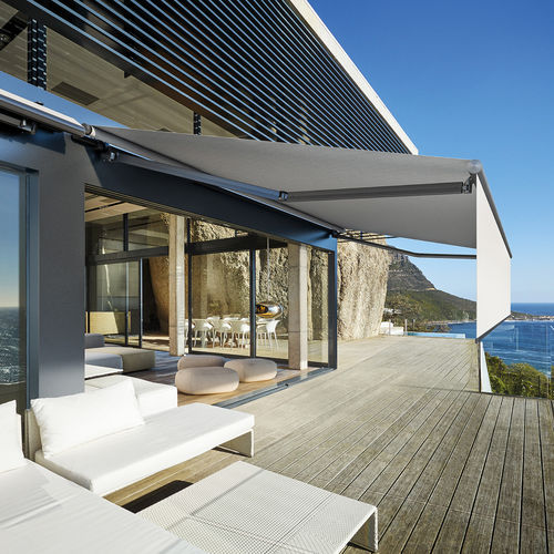 Retractable awning - SPAZIO  - Gibus SPA - manual / patio / balcony