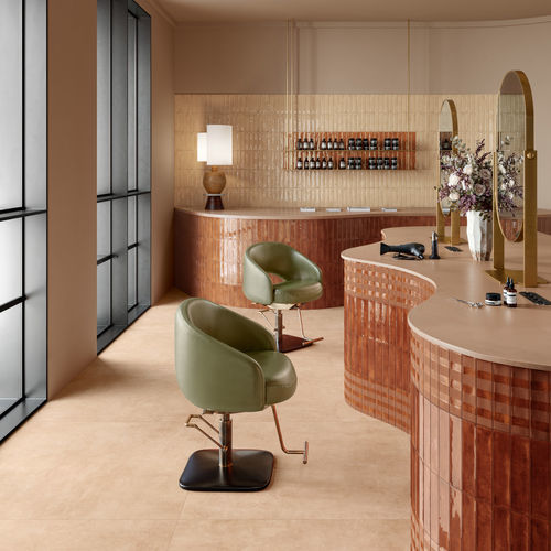 Porcelain stoneware tile - FUSION - NovaBell - high-gloss finish / indoor / bathroom