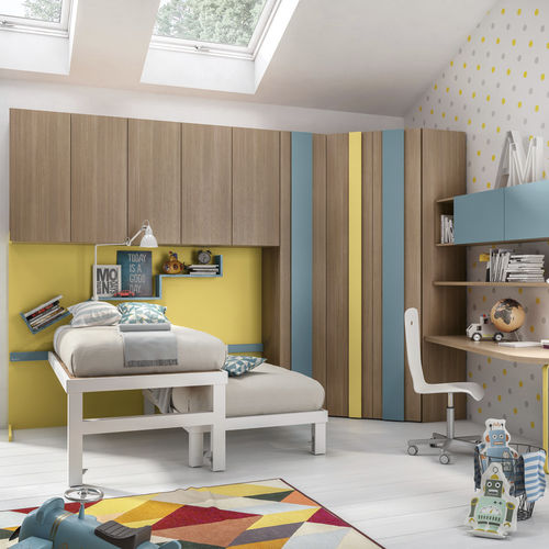 Corner wardrobe - 329 - TUMIDEI - contemporary / anodized aluminum / melamine