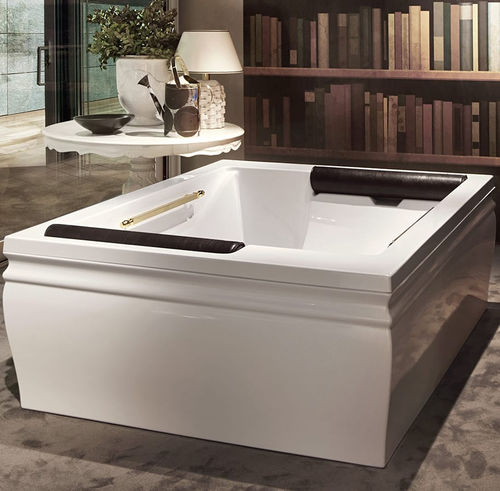 Free-standing bathtub - BLANQUE 1915 - GRUPPO TREESSE - acrylic / double / hydromassage