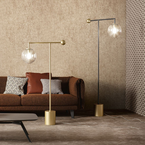 Floor-standing lamp - BARDOT - BONALDO - painted metal / glass / contemporary