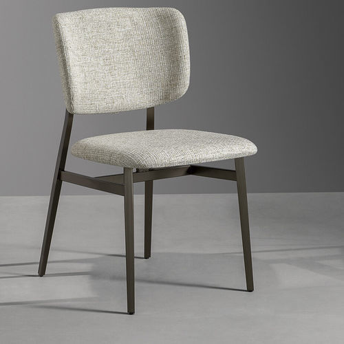 Contemporary chair - Noor - BONALDO - indoor / fabric / leather