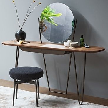 Contemporary dressing table - Coseno - BONALDO - oak / walnut / wood veneer