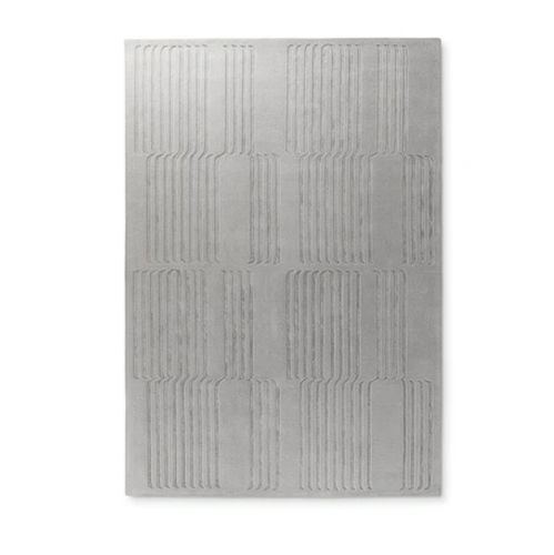 Contemporary rug - Tangeri - BONALDO - striped / wool / Tencel®