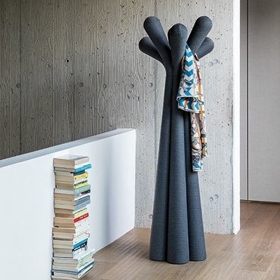 Fabric coat rack - Anemone - BONALDO - floor / contemporary / plastic