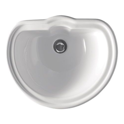 Built-in washbasin - 1031 - Kerasan - ceramic / with adjustable mirror / 1-hole