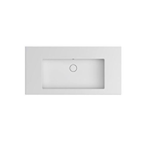 Wall-mounted washbasin - IN101 - Ceramica GLOBO - ceramic / rectangular ...