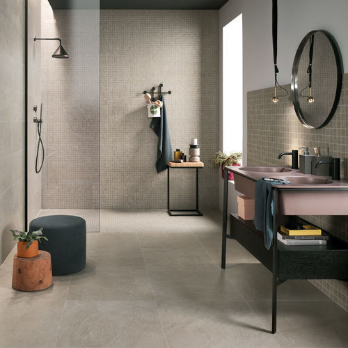 Porcelain stoneware tile - TAUPE - LEA CERAMICHE - natural finish / laminated / indoor