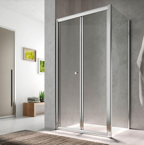 Tempered glass shower enclosure - ISY IJ+IH - GLASS 1989 - folding / corner / home