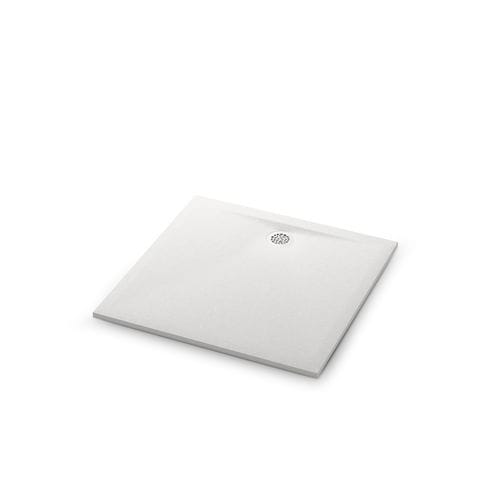 Square shower base - AIR - GLASS 1989 - raised / resin / home
