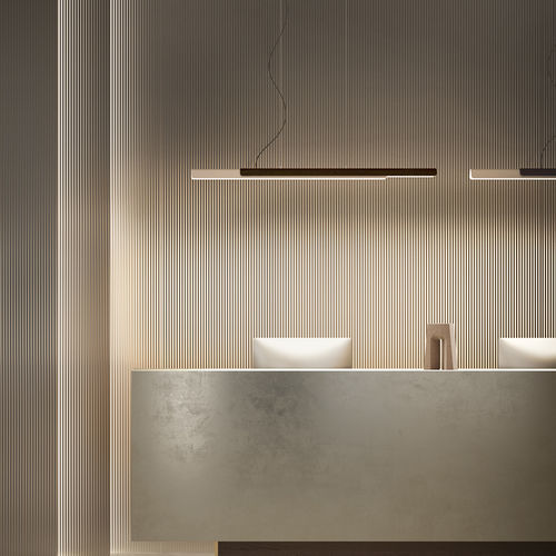Pendant lamp - DALA - Kundalini - opal / contemporary / corded