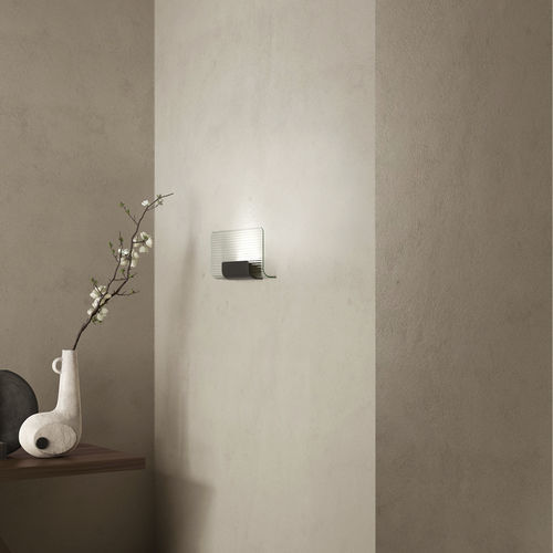 Contemporary wall light - NAMI - Kundalini - indoor / glass / aluminum