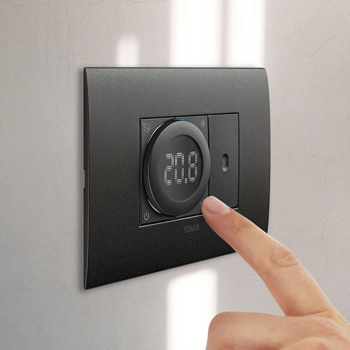 Electronic thermostat - 2M - VIMAR - programmable / for air conditioning / recessed wall