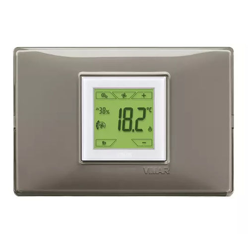 Electronic thermostat - 02952.B - VIMAR - programmable / for heating / for air conditioning