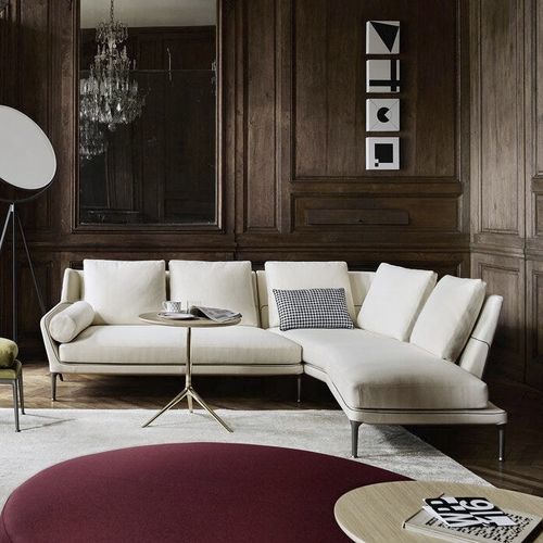 Modular sofa - Édouard - B&B Italia - semicircular / contemporary / fabric