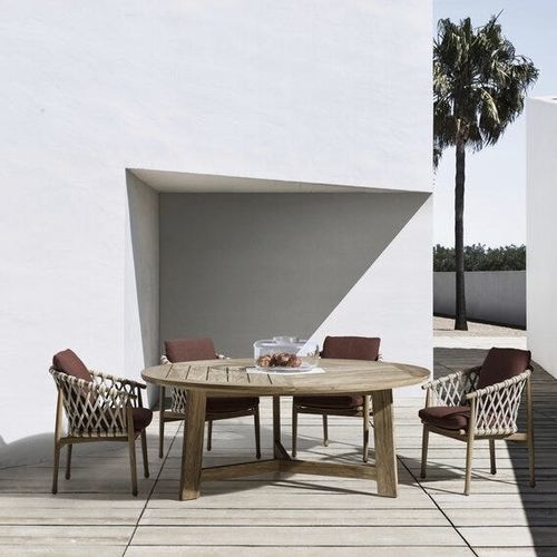 Contemporary chair - Ginestra - B&B Italia - outdoor / fabric / solid wood