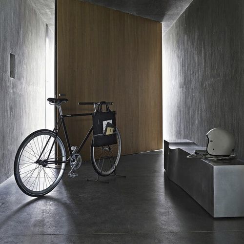 Contemporary bench - Dip & Double Dip - B&B Italia - stainless steel / galvanised steel / without backrest