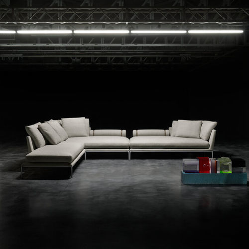 Modular sofa - Atoll Soft - B&B Italia - corner / contemporary / fabric