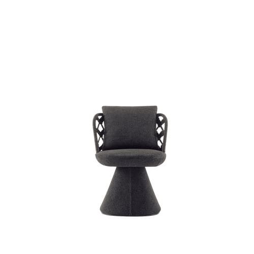 Contemporary chair - Flair O' Couture - B&B Italia - indoor / fabric / fabric base