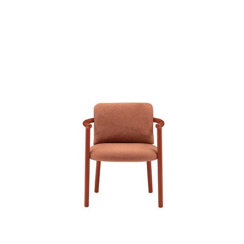 Contemporary chair - HERI O' - B&B Italia - indoor / fabric / solid wood base
