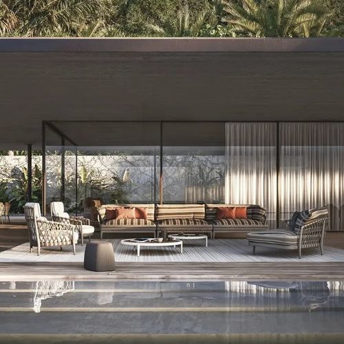 Modular sofa - ERICA - B&B Italia - contemporary / outdoor / for outdoor use