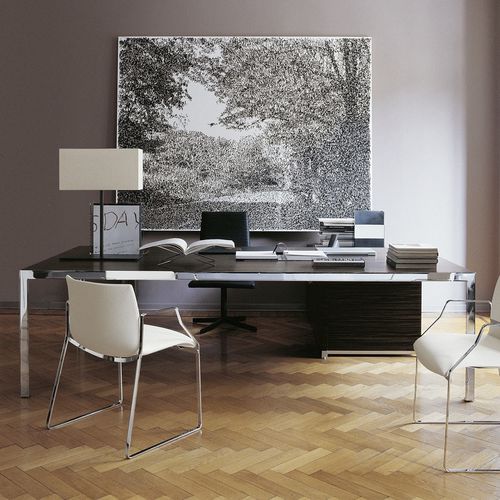 Executive desk - Progetto1 - B&B Italia - free-standing / 6-8 person / contemporary