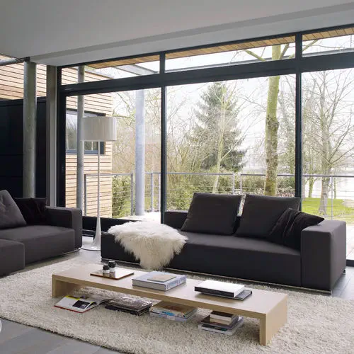 Modular sofa - Andy'13 - B&B Italia - contemporary / fabric / leather