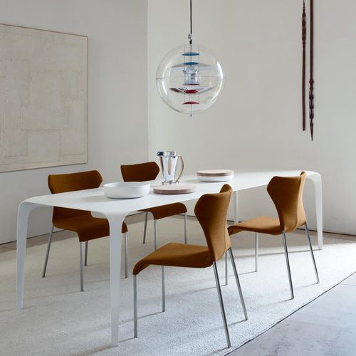 Contemporary chair - PAPILIO - B&B Italia - indoor / fabric / leather