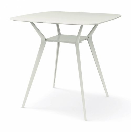 Contemporary high bar table - BIPLANE / 454 - ALIAS - MDF / lacquered aluminum / cast aluminum base