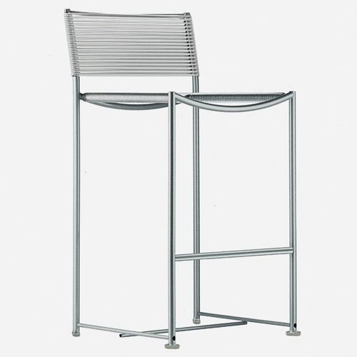 Contemporary bar chair - GREEN / 204_O  - ALIAS - outdoor / PVC / stainless steel base