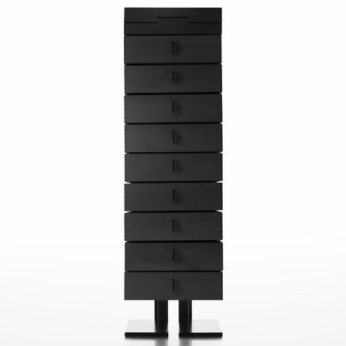 Contemporary chiffonier - ROBOT / 619 - ALIAS - ash / steel / by Mario Botta
