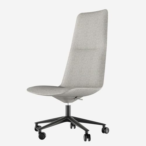 Contemporary conference chair - SLIM HIGH 5 / 825 - ALIAS - indoor / fabric / leather