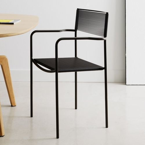 Contemporary restaurant chair - SPAGHETTI / 131 - ALIAS - indoor / leather / PVC