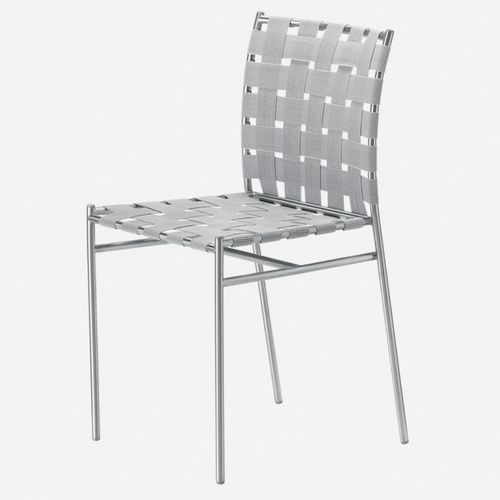 Contemporary chair - TAGLIATELLE / 715_O - ALIAS - outdoor / in synthetic fabric / stainless steel base