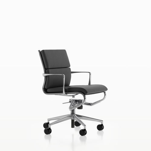 Contemporary office chair - ROLLINGFRAME 47 LOW SOFT / 427 - ALIAS - indoor / fabric / leather