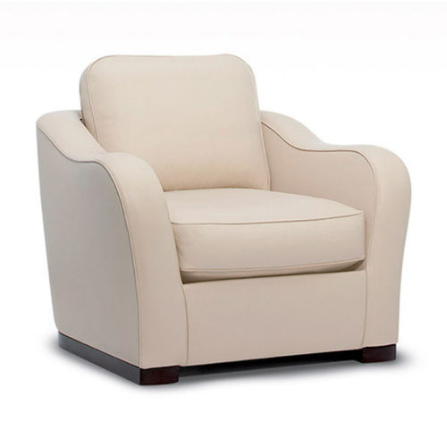 Traditional armchair - DEBUSSY - Giorgio Armani Casa - leather / fabric