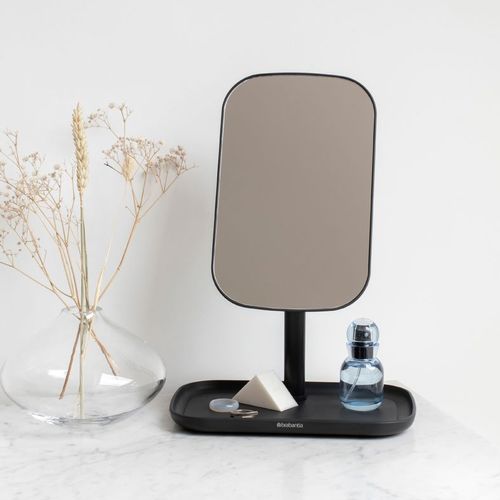 Table bathroom mirror - 2807 series - Brabantia International - contemporary / rectangular / plastic